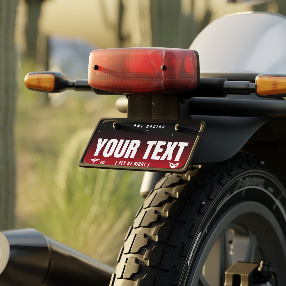 Custom Moto Plate