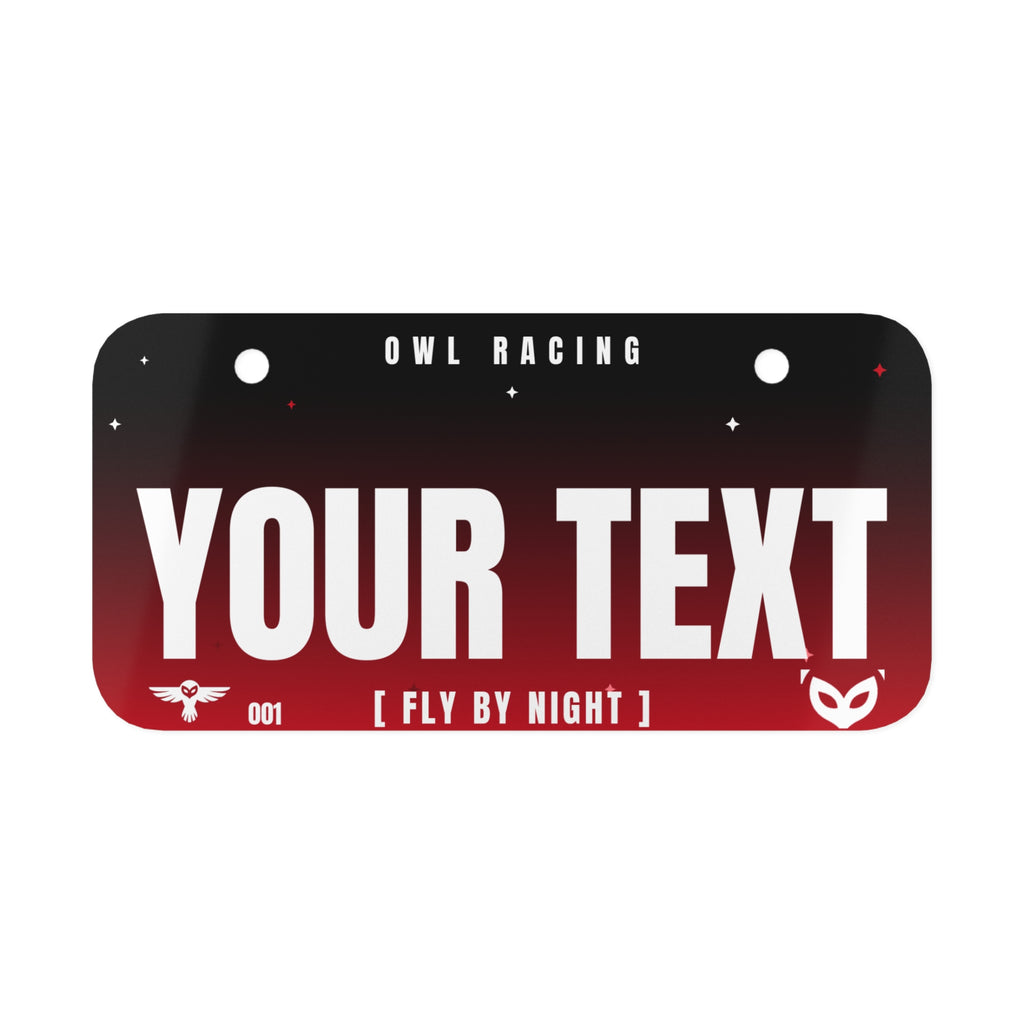 Custom Moto Plate