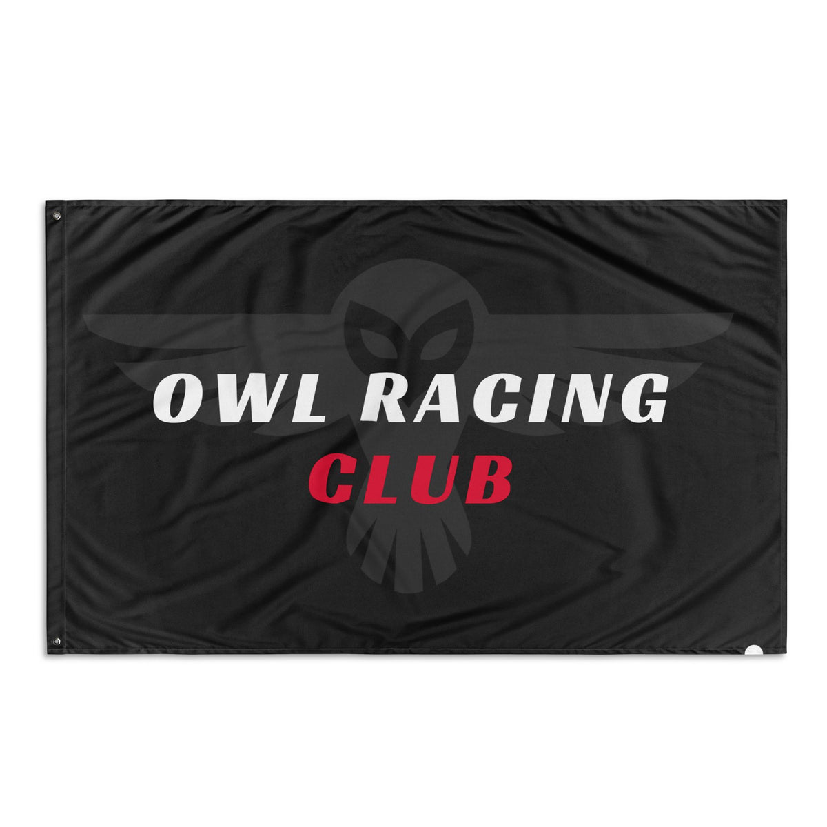 Owl Racing Garage Flag