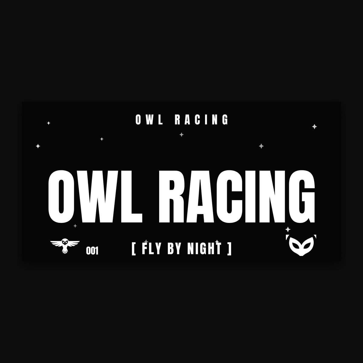 Owl Racing Moto Plate